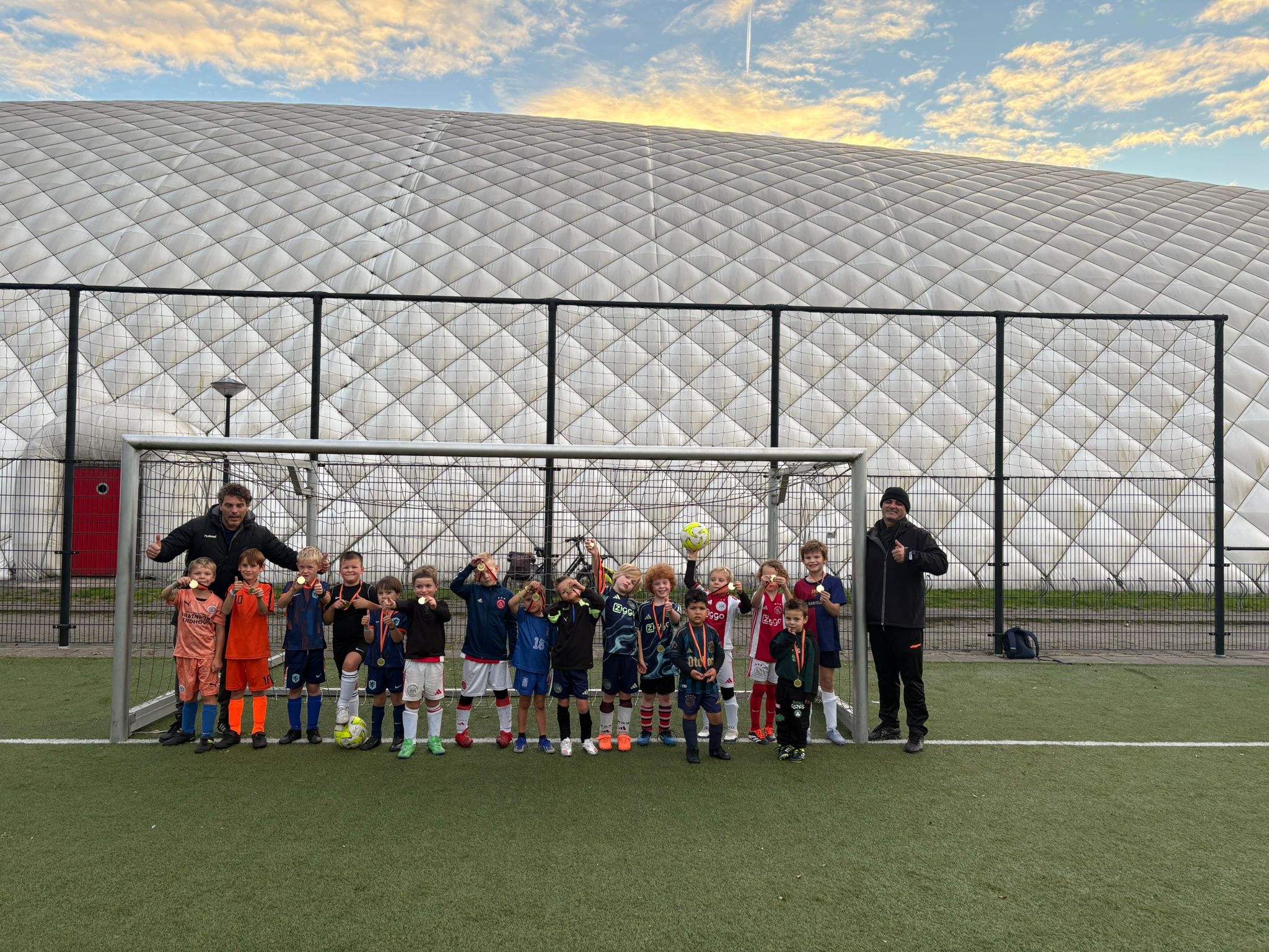 Penalty koning bij de jongste jeugd!