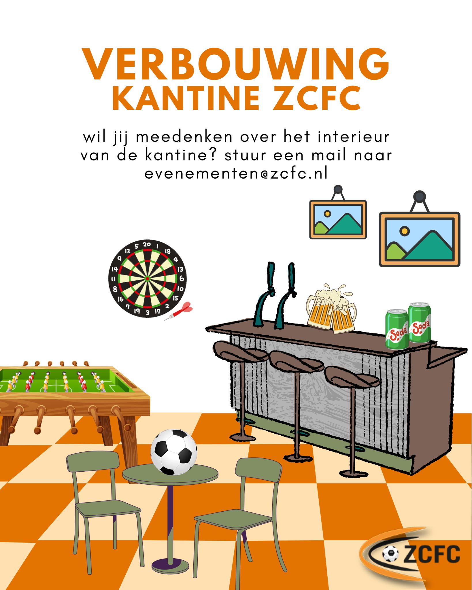 Denk jij mee over de verbouwing van de kantine?